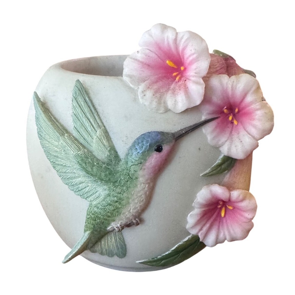 Ibis & Orchid Design Hummingbird & Trumpet Flower Votive Candle Holder‎ 21041